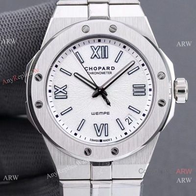 Swiss Replica Chopard Alpine Eagle chopard 298600 Watch 41mm White Dial Stainless Steel